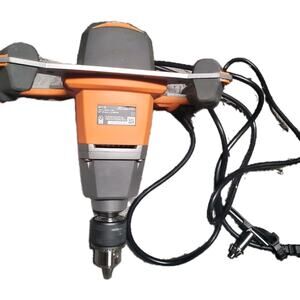 Ridgid Corded Electric Single-Paddle Mixer R7135 Used Mud/Paint/Mortar Tool